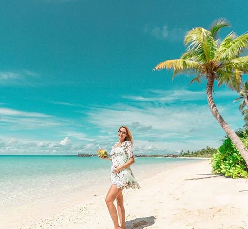 Biljana Tipsarević na odmoru