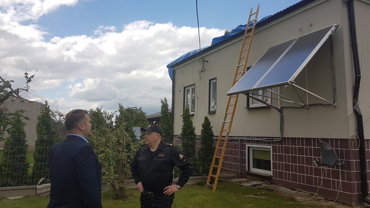 Trąba powietrzna niedaleko Lublina. Powołano sztab kryzysowy