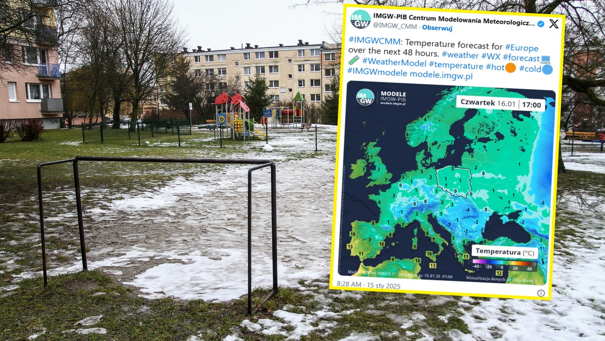Antycyklon Beata zdominuje pogodę w Polsce, przynosząc chmury i opady deszczu [Źródło: Onet]
