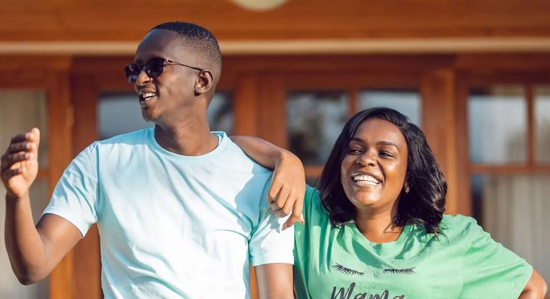 Kenyan celebrity couple Njugush and his wife Celestine Ndinda 'Wakavinye'