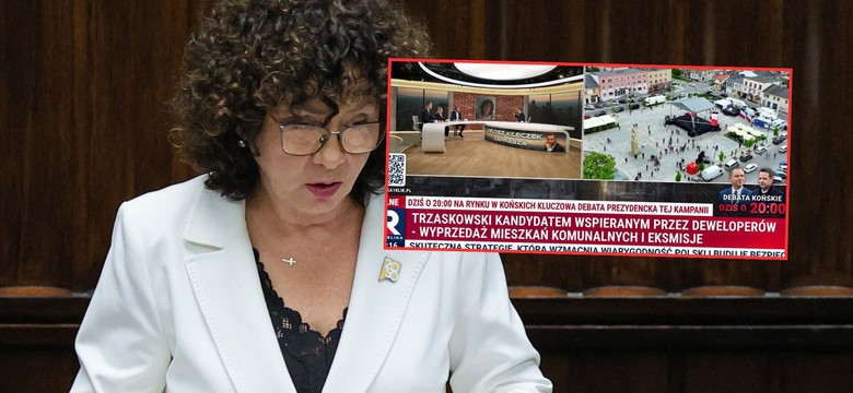 Posłanka nie wytrzymała na antenie TV Republika. Poleciały przekleństwa