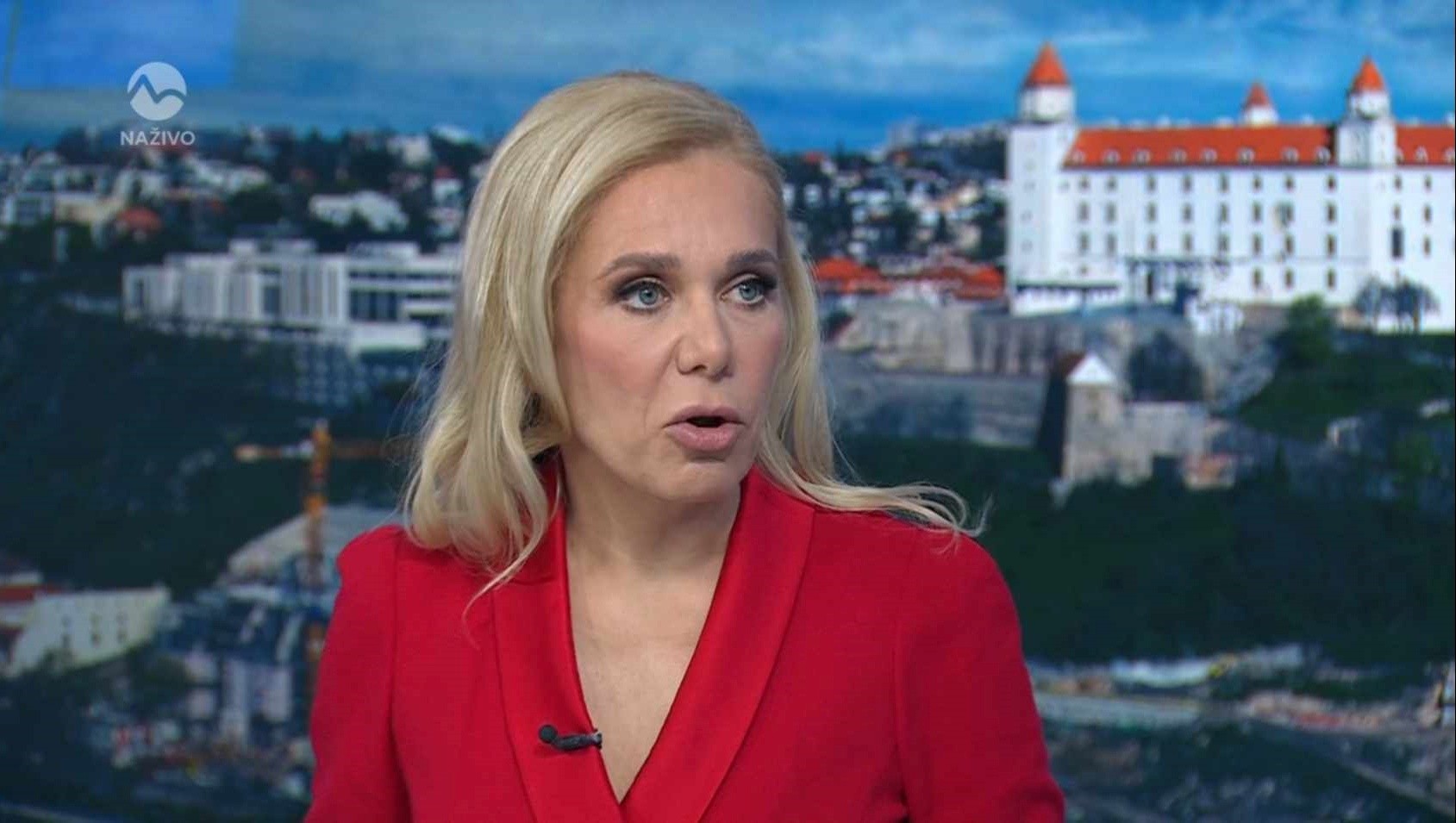 Denisa Saková v relácii Na telo po prezidentských voľbách.
