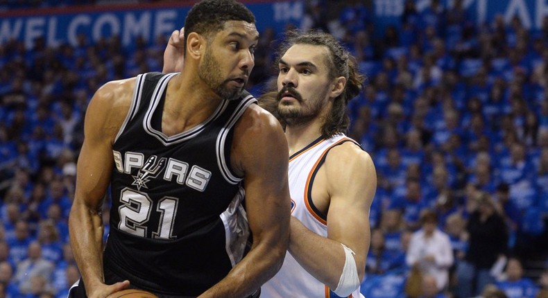 Elite team captains are vital to a team's success. Tim Duncan of the San Antonio Spurs, pictured, is a perfect example of a selfless team leader.