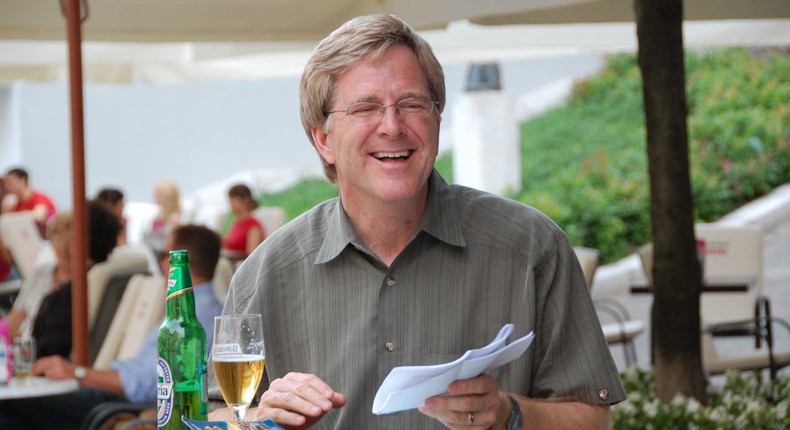 TV host and travel guide writer Rick Steves.Rick Steves