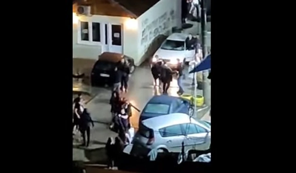 Tuča u Kosovskoj Mitrovici