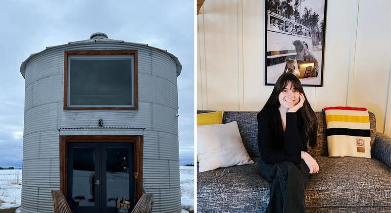 This refurbished grain silo in Montana was the most beautiful Airbnb I've ever stayed in.Jordan Parker Erb/Insider