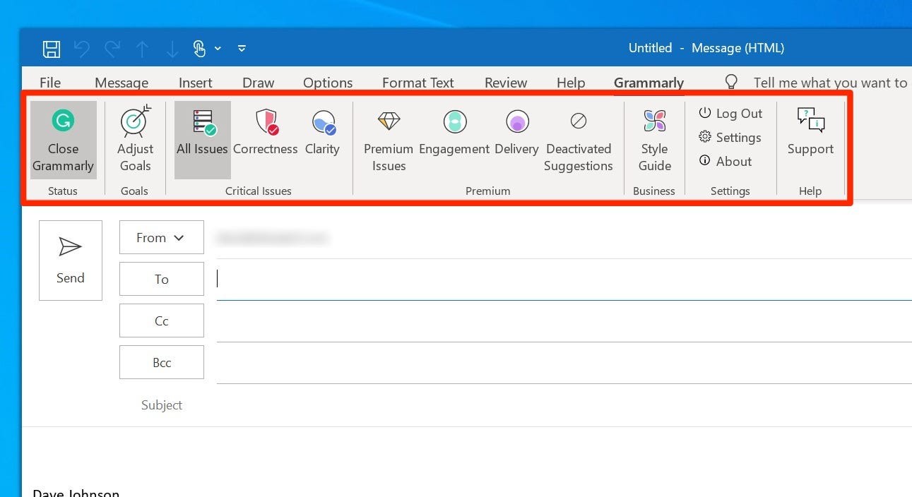 How To Add Grammarly To Your Microsoft Outlook App And Get Advanced