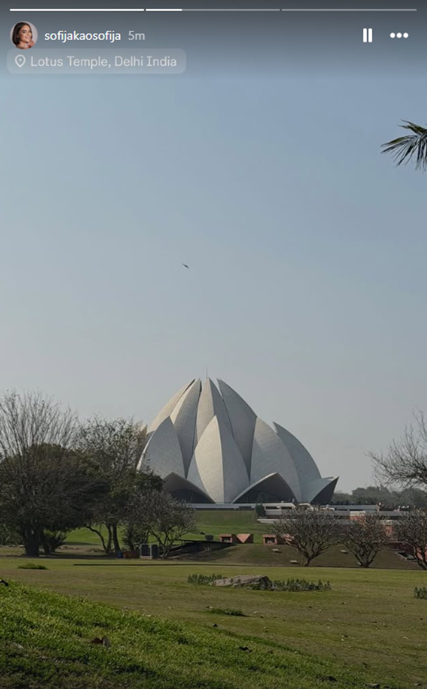 Sofija Dacić u Indiji