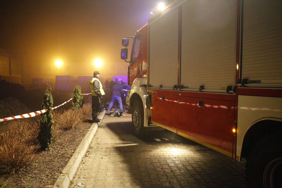 Wypadek na budowie w Kielcach