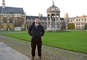 Žarko Ranđelović na Kembdridžu, foto privatna arhiva