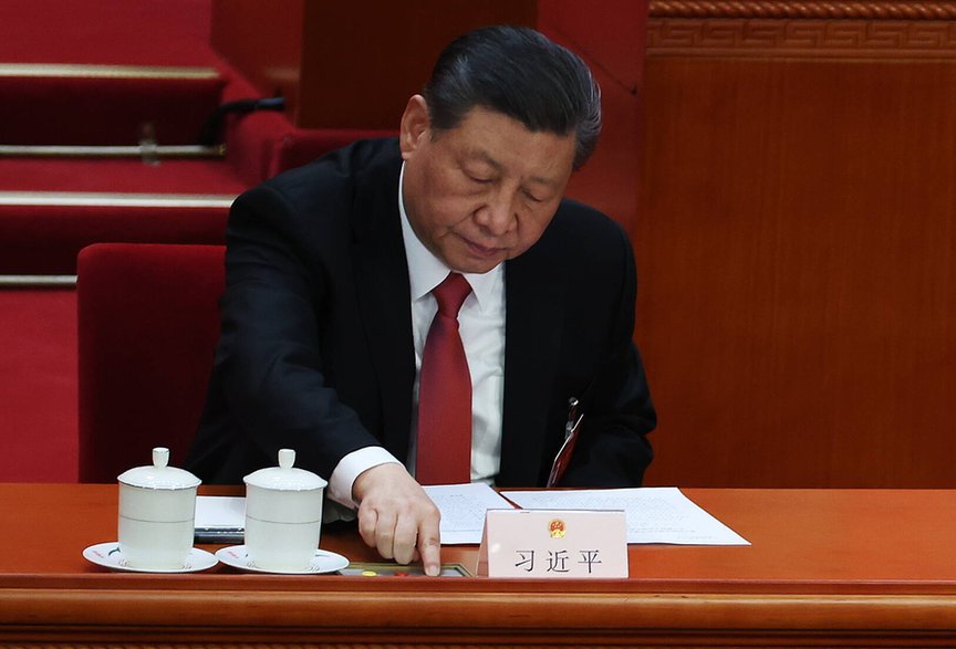 Przywódca Chin Xi Jinping