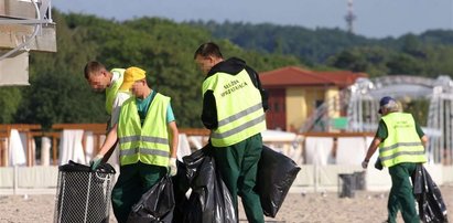 Czysta plaża tylko dla posłów