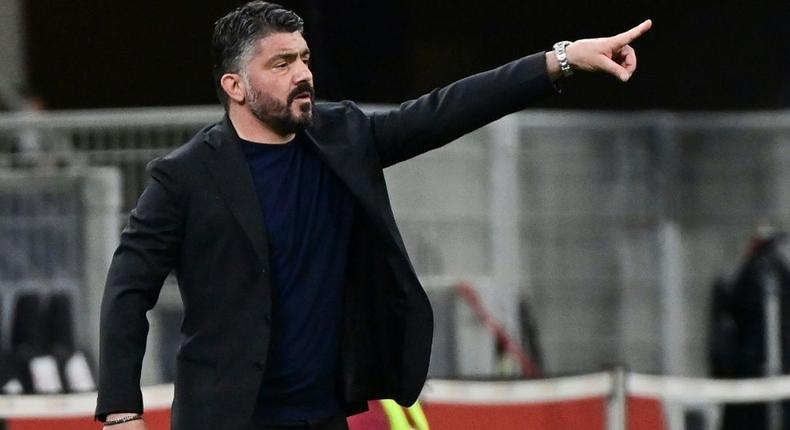 Gennaro Gattuso took over at Napoli in December 2019. Creator: MIGUEL MEDINA