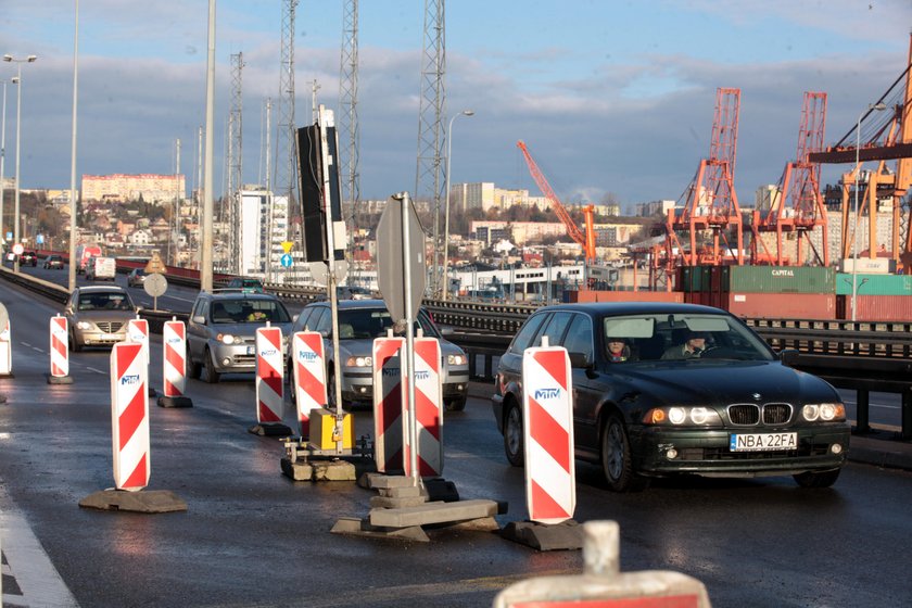 W Gdyni trwa remont Estakady Kwiatkowskiego. Są poważne utrudnienia w ruchu