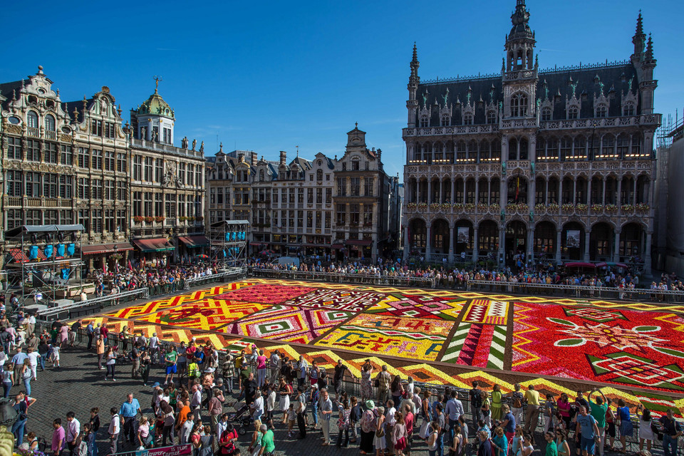 Belgia - Bruksela - kwiatowy dywan