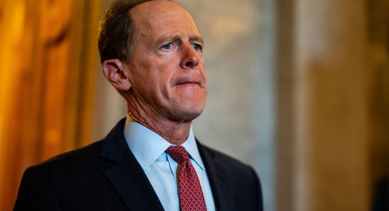 Sen. Pat Toomey of Pennsylvania.Kent Nishimura/Los Angeles Times via Getty Images