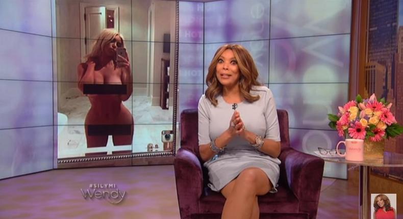 Wendy Williams slams Kim Kardashian's nude selfie