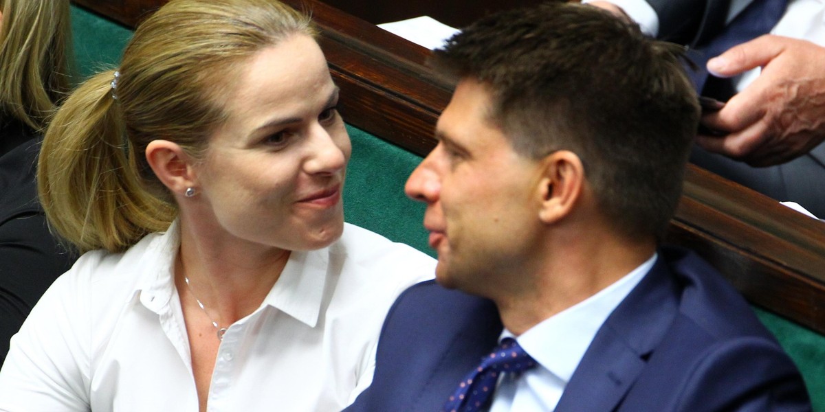 Joanna Szmidt i Ryszard Petru