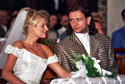 Ślub Radosława Majdana i Sylwii Koperkiewicz w 1998 roku / fot. Robert Stachnik / Reporter