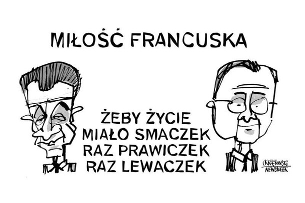 Milosc francuska francja sarkozy hollande krzętowski