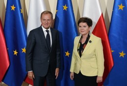 Warszawa: Spotkanie Beaty Szydło z Donaldem Tuskiem na temat piątkowego szczytu UE