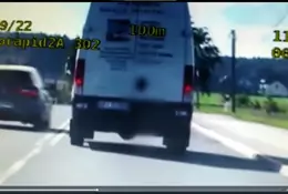 25 punktów i 2000 zł mandatu za dwa wykroczenia na 300 metrach  [WIDEO]