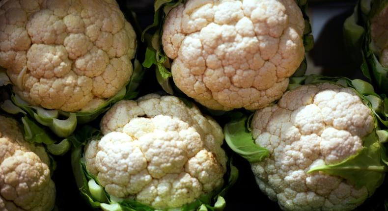 Getting ahead. New Zealanders are complaining about the price of the humble cauliflower, which are now selling for nearly US$8 each