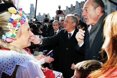 FRANCE-POLAND-SUMMIT-CHIRAC-KWASNIEWSKI