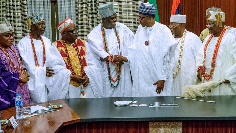 Buhari to traditional rulers: Use your weight, influence to ensure peaceful elections
