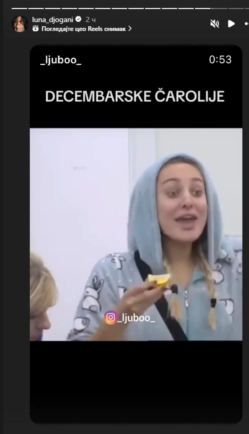 Luna Đogani objavila snimak iz Zadruge dok je bila sa Slobom