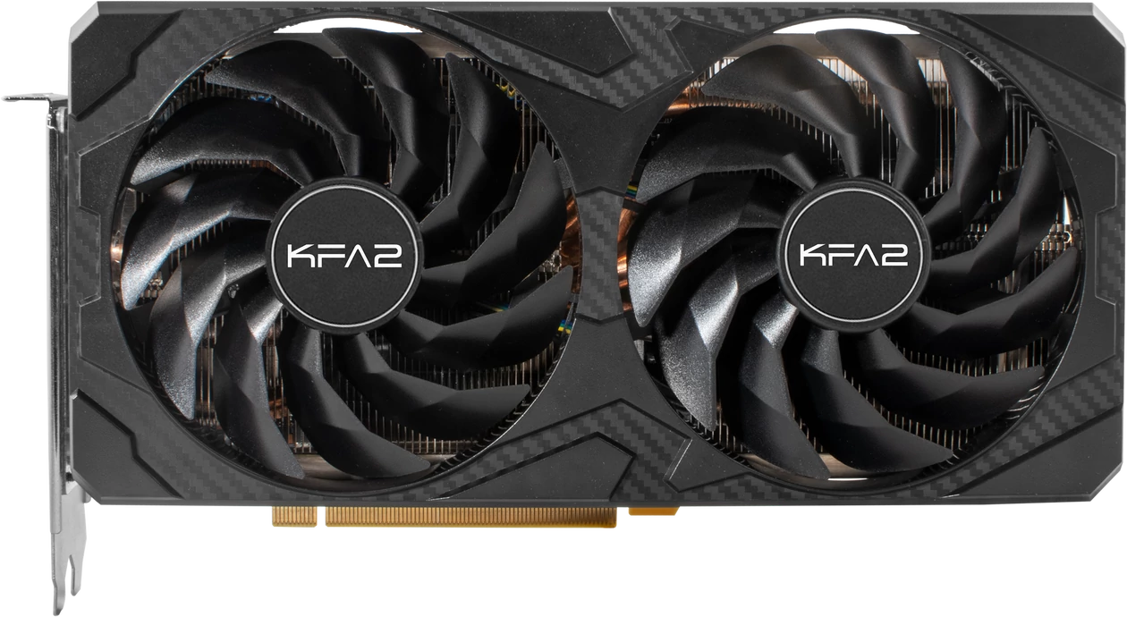 KFA2 GeForce RTX 3060 Ti GDDR6X 1-Click OC Plus – front karty