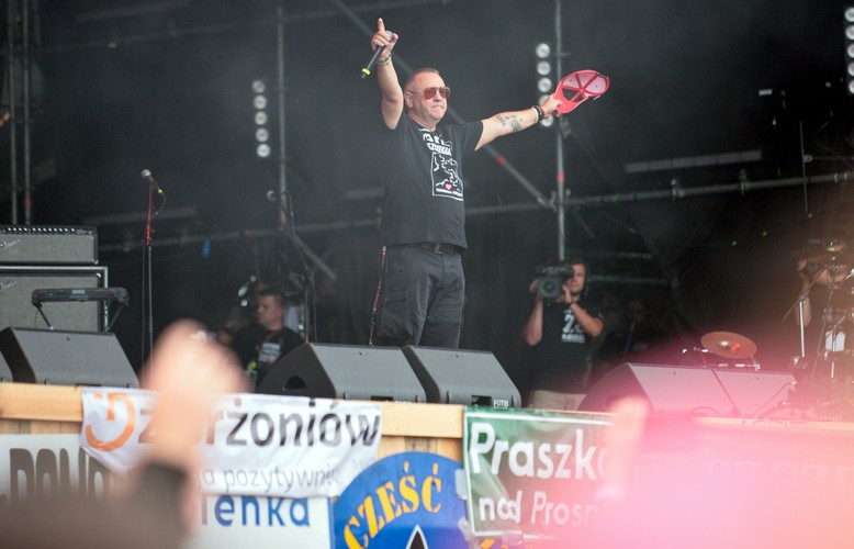 Jurek Owsiak przyjmowany jest entuzjastycznie