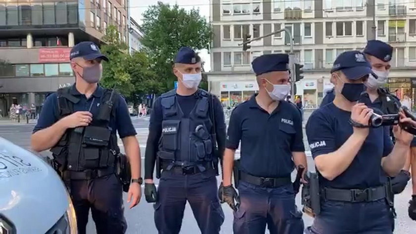 Protest przeciwko homofobusowi