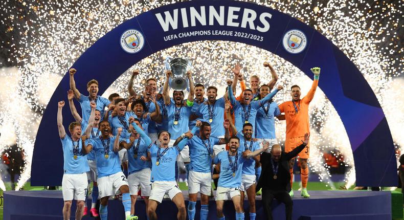 Manchester City Champion d'Europe