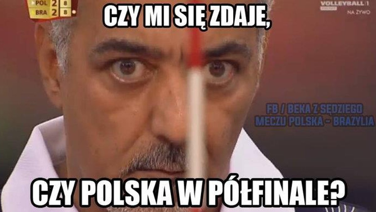 Memy siatkówka sędzia