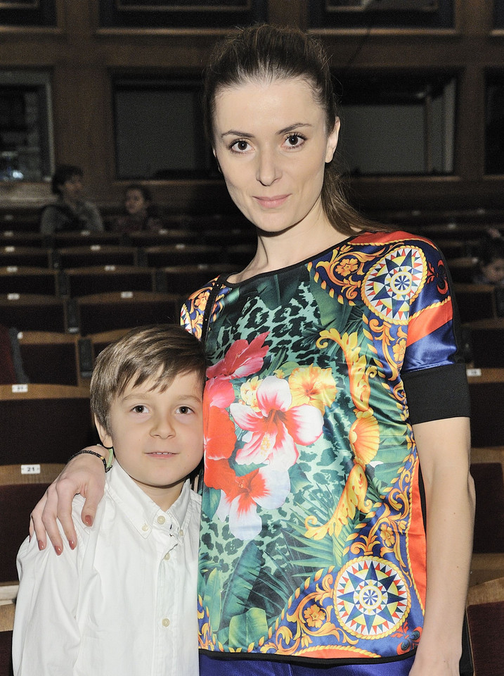 Halina Mlynkova z synkiem