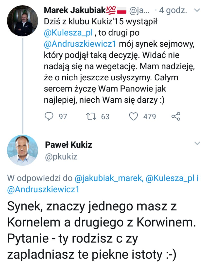 Kukiz popłynął