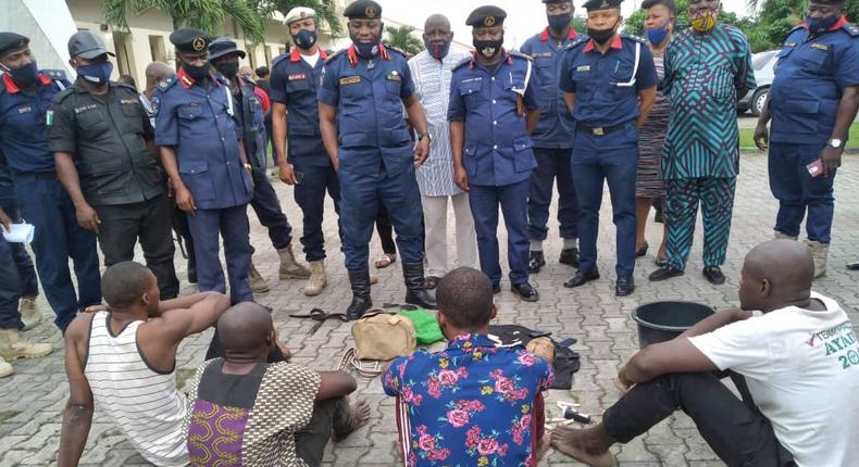 NSCDC arrests 5 suspected cultist members with human skull in Cross River. [NAN]