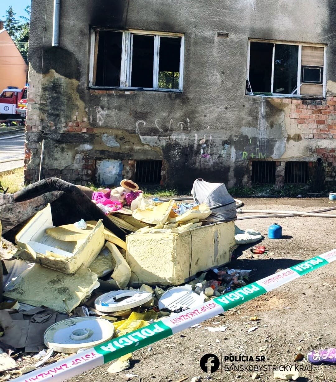Požiar bytu vo Fiľakove.