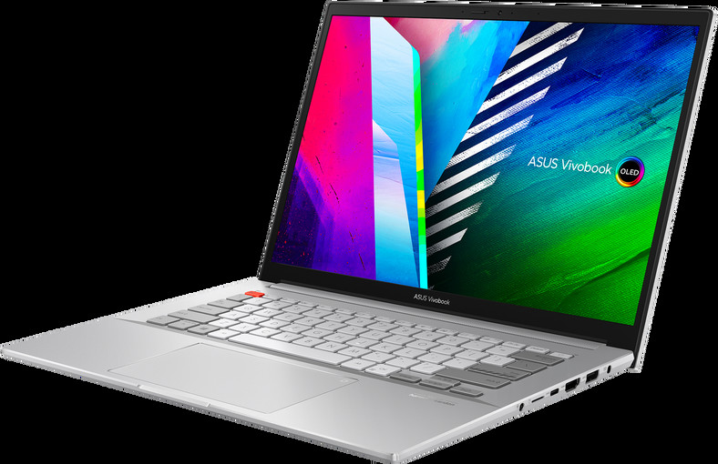 Asus Vivobook Pro 14X OLED (M7400QE) – laptop po podniesieniu klapy matrycy