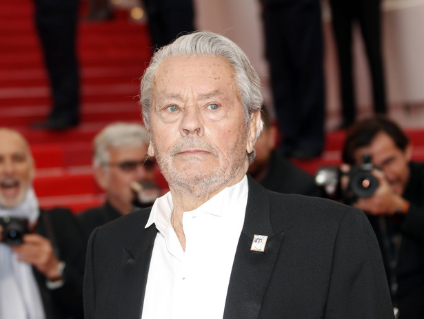 Alain Delon na festiwalu w Cannes w 2019 r.