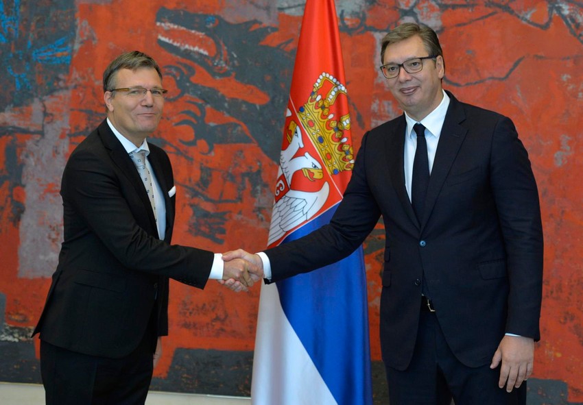 Ambasador Bergant i predsednik Vučić