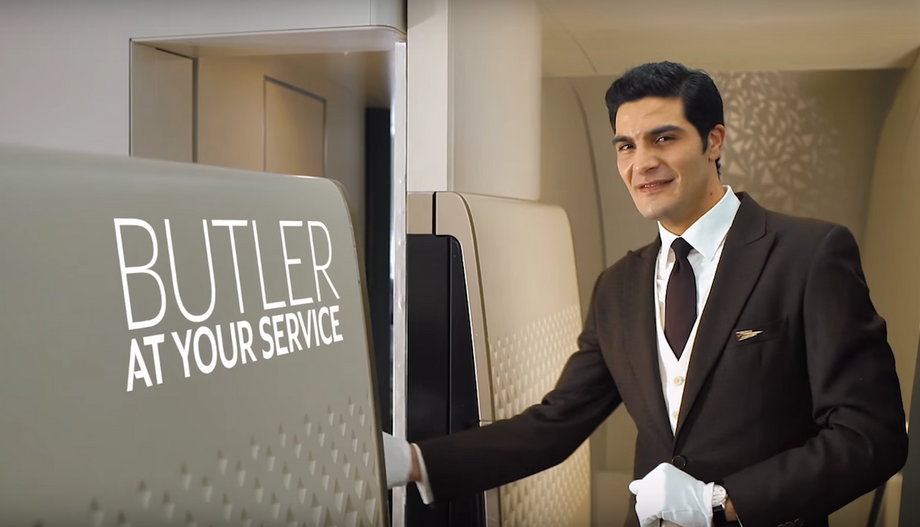 Passengers on The Residence get their own personal butler.