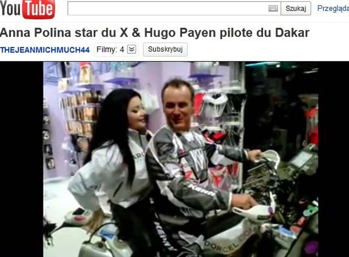 Motocyklista na Rajdzie Dakar będzie promował porno