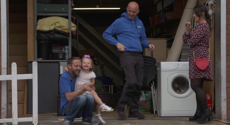 Paul Gwilym, center, founded the homeless services nonprofit Boomerang after being homeless himself.