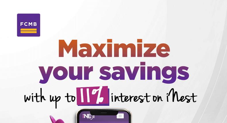 Get up to 11% interest on your savings with iNest by FCMB! 