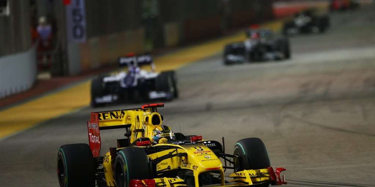 Robert Kubica siódmy w Grand Prix Singapuru