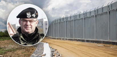 Generał Skrzypczak o murze na granicy z Białorusią: Chyba będzie ze złota!