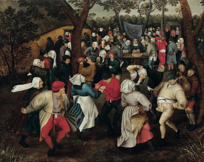 Pieter Brueghel Młodszy Taniec weselny ok 1610