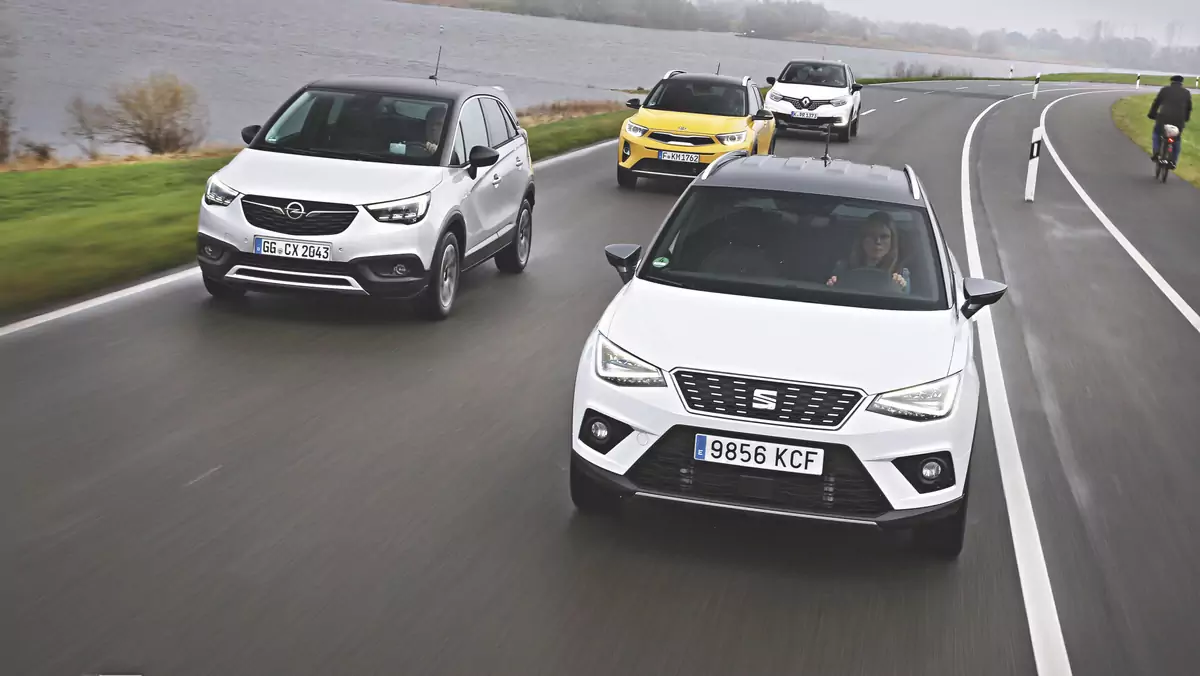 Porównanie: Kia Stonic, Opel Crossland X, Renault Captur i Seat Arona